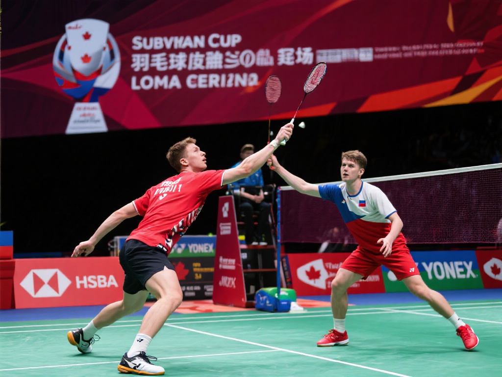 苏迪曼杯小组赛焦点战:加拿大对阵捷克 苏迪曼杯不仅是冠军争夺的舞台,也是各国羽